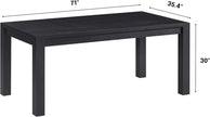 Block Table - Burnt Black