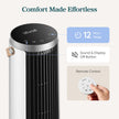 Levoit Mini Tower Fan for Bedroom, Quiet Cooling Desk Fan with Upgraded DC Motor, 20dB Ultra Silent, Portable Small Standing Fan with 5 Speeds, Multi‑Angle Oscillation, Remote & 12H Timer, Windi 🍁 All In One Marketplace Canada