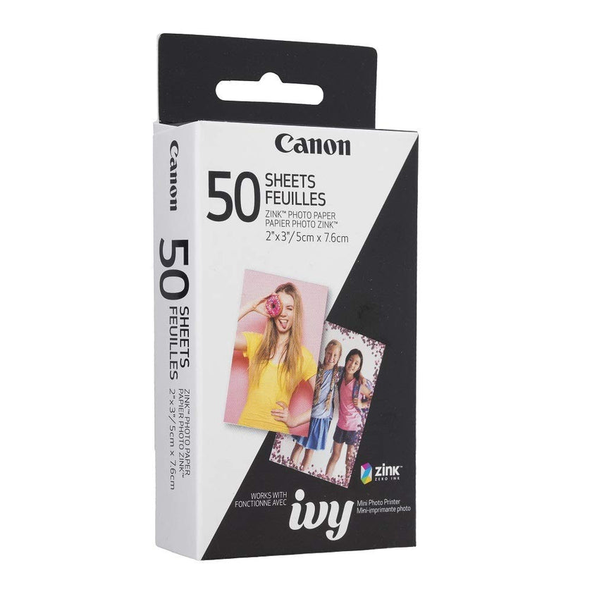 Canon 3215C001 Ivy Zink Photo Printer Paper, 50 Sheets 🍁 All In One Marketplace Canada