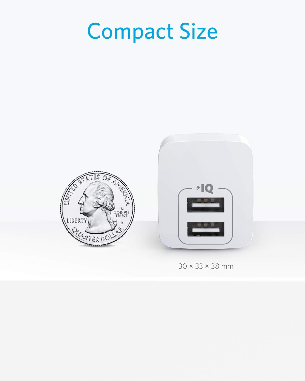 Anker 2-Pack Dual Port 12W USB A Charger Block with Foldable Plug, Charging Box Brick, Cube for iPhone 16 15 14 13 12 Pro Max, Galaxy S22 S21 Note 20 🍁 All In One Marketplace Canada