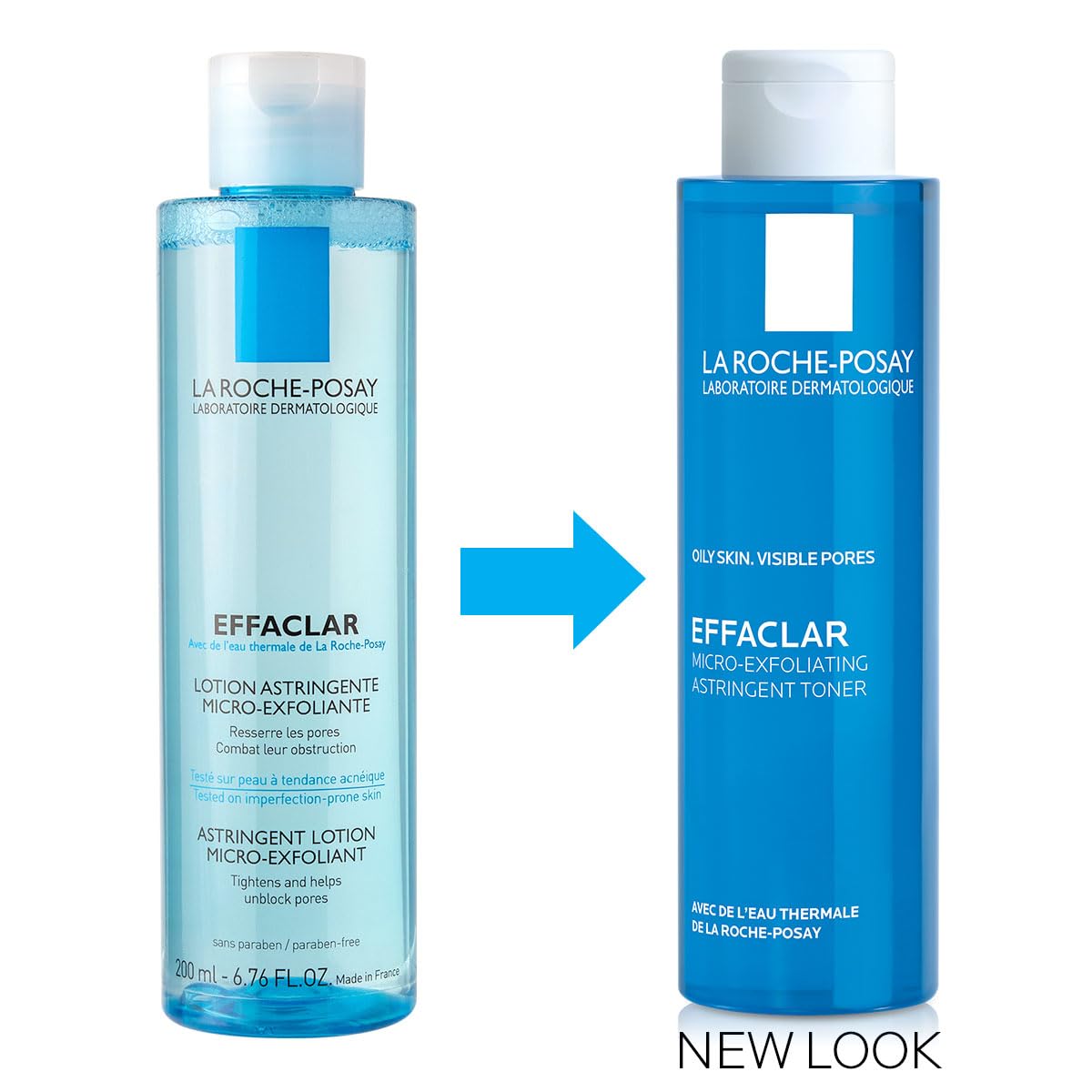 La Roche-Posay Face Toner Skincare, Effaclar Astringent For Oily Acne Prone Skin With Exfoliating Salicylic Acid And LHA, Reduces Look Of Pores, Dermatologist Recommended, 200Ml 🍁 All In One Marketplace Canada