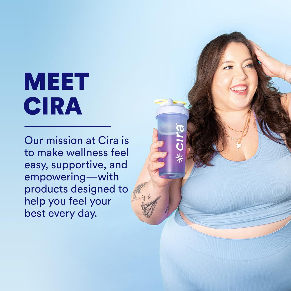 Cira Hydration Electrolytes Packets - Cira x Alicia McCarvell's Electrolyte Powder, Sugar Free w/Himalayan Salt & Magnesium, Daily On-the-Go Hydration Packets - Self Love Lemonade, 20 Servings 🍁 All In One Marketplace Canada