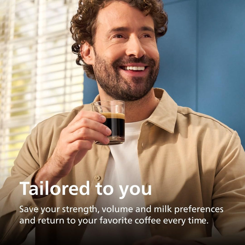 PHILIPS 3300 Series Fully Automatic Espresso Machine with LatteGo Milk System and integrated grinder, 6 Hot & Iced Coffee Pre-Sets, 40% Quieter SilentBrew, 15-Bar Pressure, Glossy Black (EP3341/50) 🍁 All In One Marketplace Canada