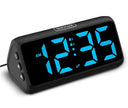 Netzu Loud Alarm Clocks for Bedrooms, Heavy Sleepers Alarm Clock with Dual Alarms, Bold Digits, 5 Dimmers, 4 Volumes, Snooze, Bedside Clock for Deep Sleepers Kids Teens Seniors, Plug in Clock 🍁 All In One Marketplace Canada