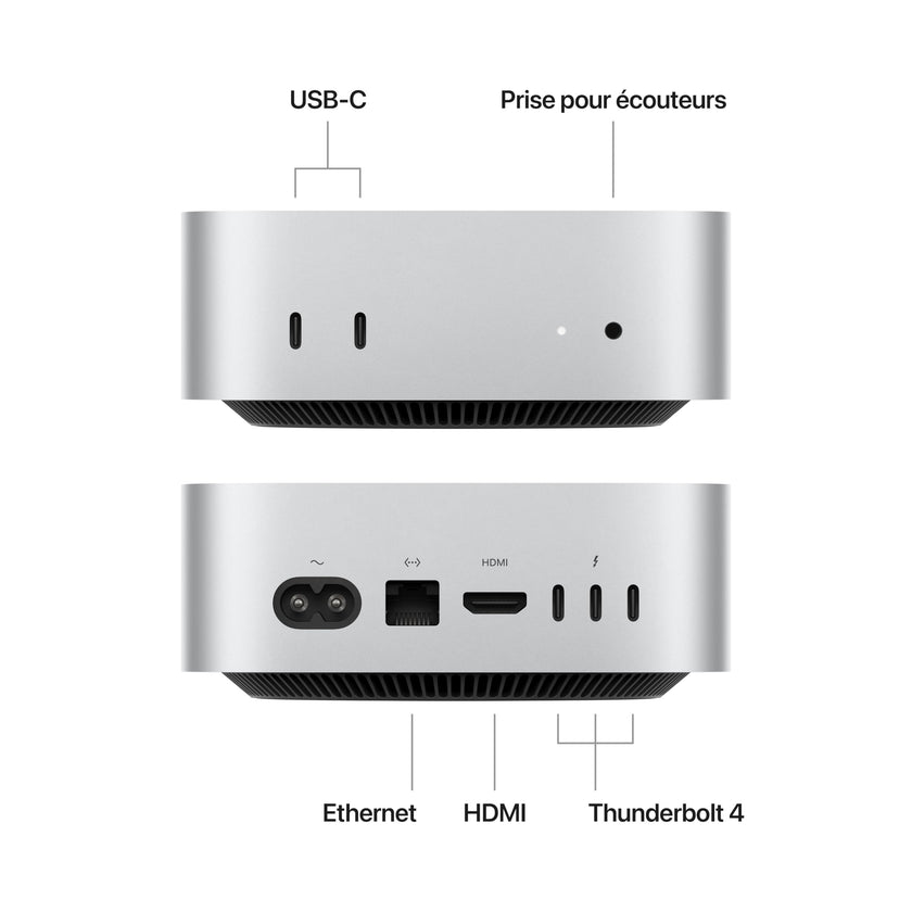 Apple 2024 Mac mini (Apple M4 Pro chip with 12-core CPU and 16-core GPU, 24GB Unified Memory, 512GB) - Silver 🍁 All In One Marketplace Canada