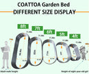 COATTOA Galvanized Raised Garden Bed, Raised Garden Boxes, 2 Pcs 6×3×1ft Outdoor Galvanized Planter Box, Garden Stock Tank Outdoor with Metal Plant Stakes, Garden Beds for Vegetables Planting 🍁 All In One Marketplace Canada