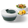 Starfrit Collapsible Salad Spinner 3L Capacity - Compact Storage - Basket Doubles as Colander - Bowl Can Be Used For Serving 🍁 All In One Marketplace Canada
