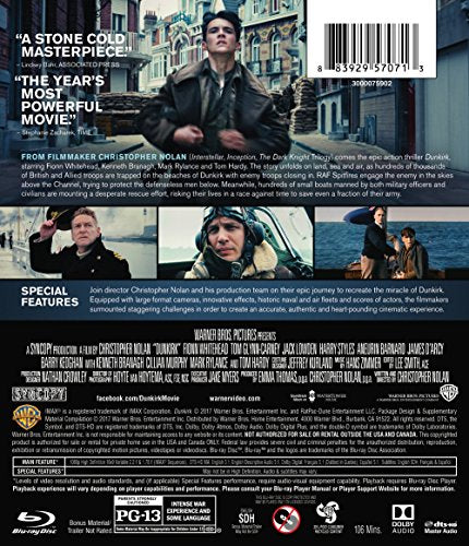 Dunkirk (2017) - Blu-Ray (Used)