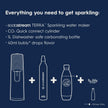 SodaStream Terra Sparkling Water Maker with CO2 Cylinder, 1L Dishwasher Safe Bottle & Bubly Drink (Black) 🍁 All In One Marketplace Canada