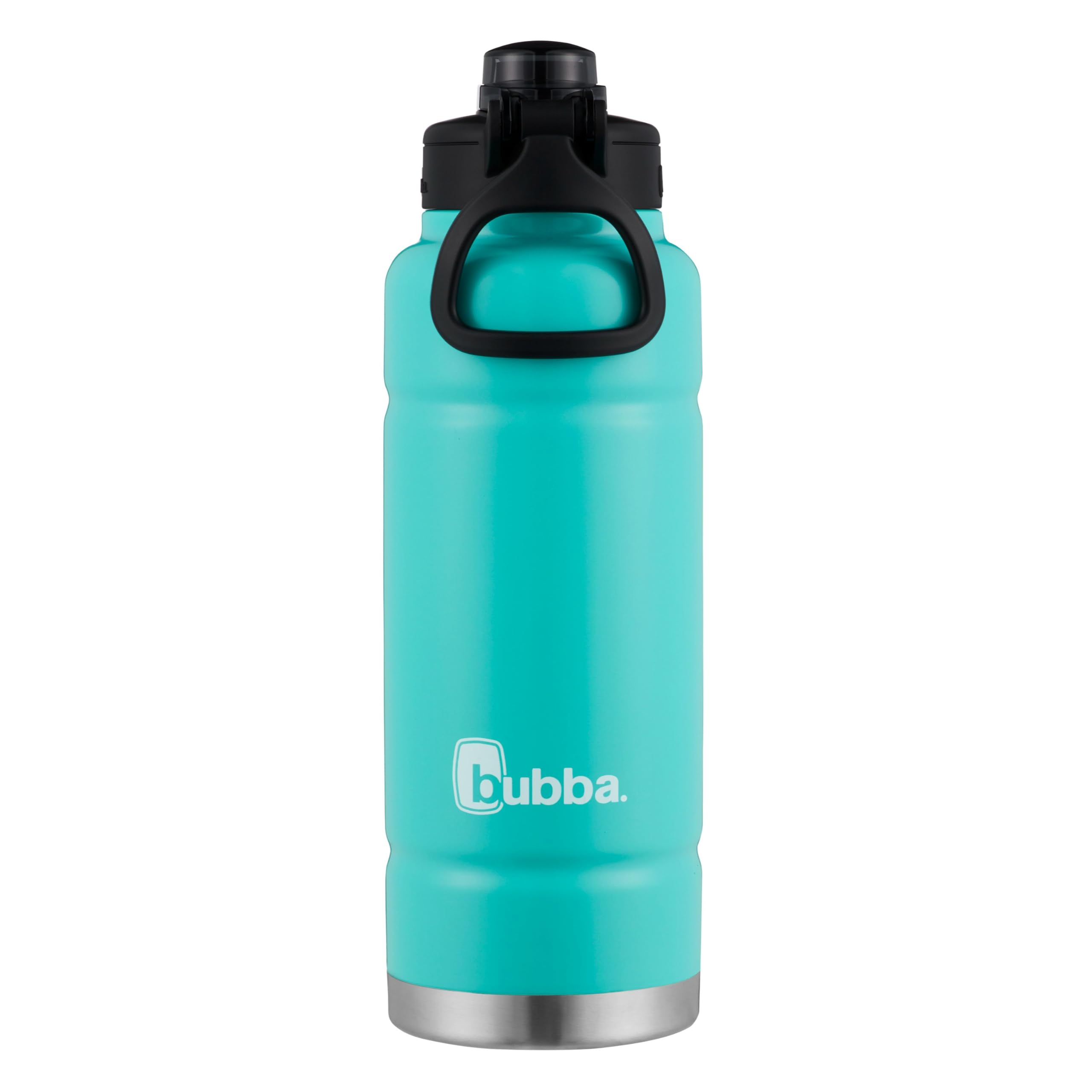bubba Trailblazer Stainless Steel Water Bottle with Push Button Lid, 40 oz (1.18 L), Vacuum-Insulated, Rubberized Island Teal 🍁 All In One Marketplace Canada