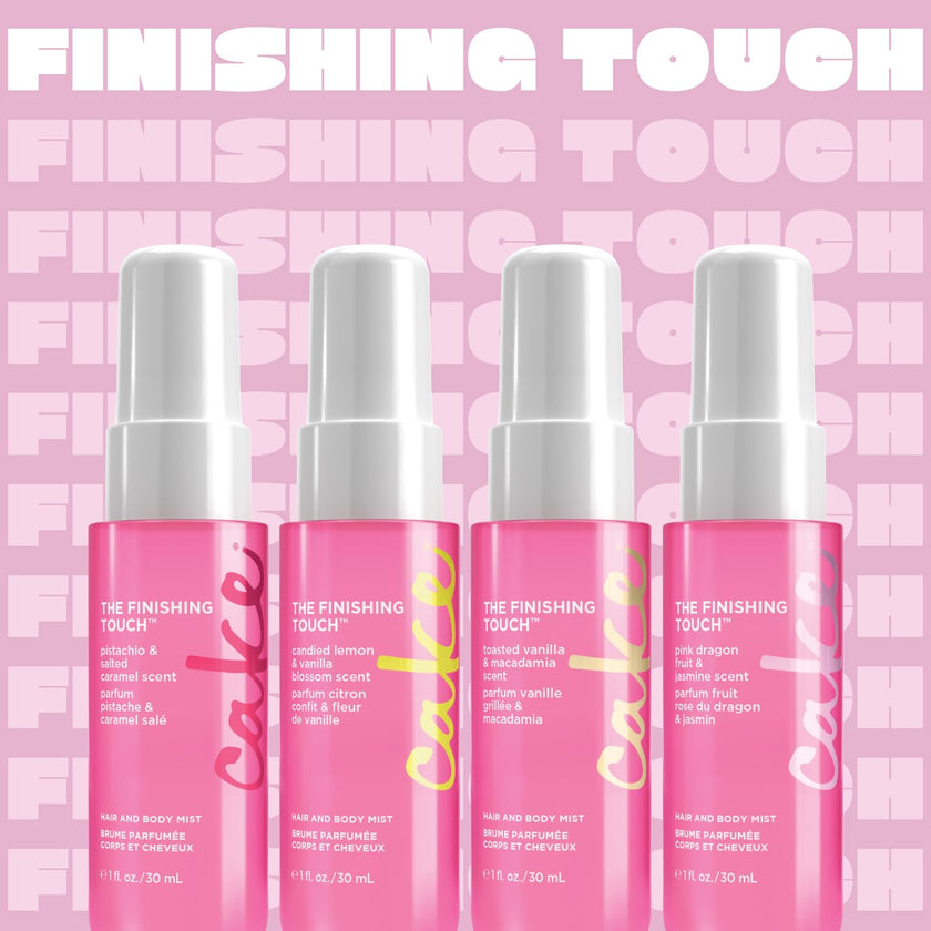 Cake Beauty Hair and Body Mist Travel Gift Set, The Finishing Touch- Fine Fragrance Mist – Infused with Aloe and Argan Oil –4 x 30mL/ 1 oz. 🍁 All In One Marketplace Canada