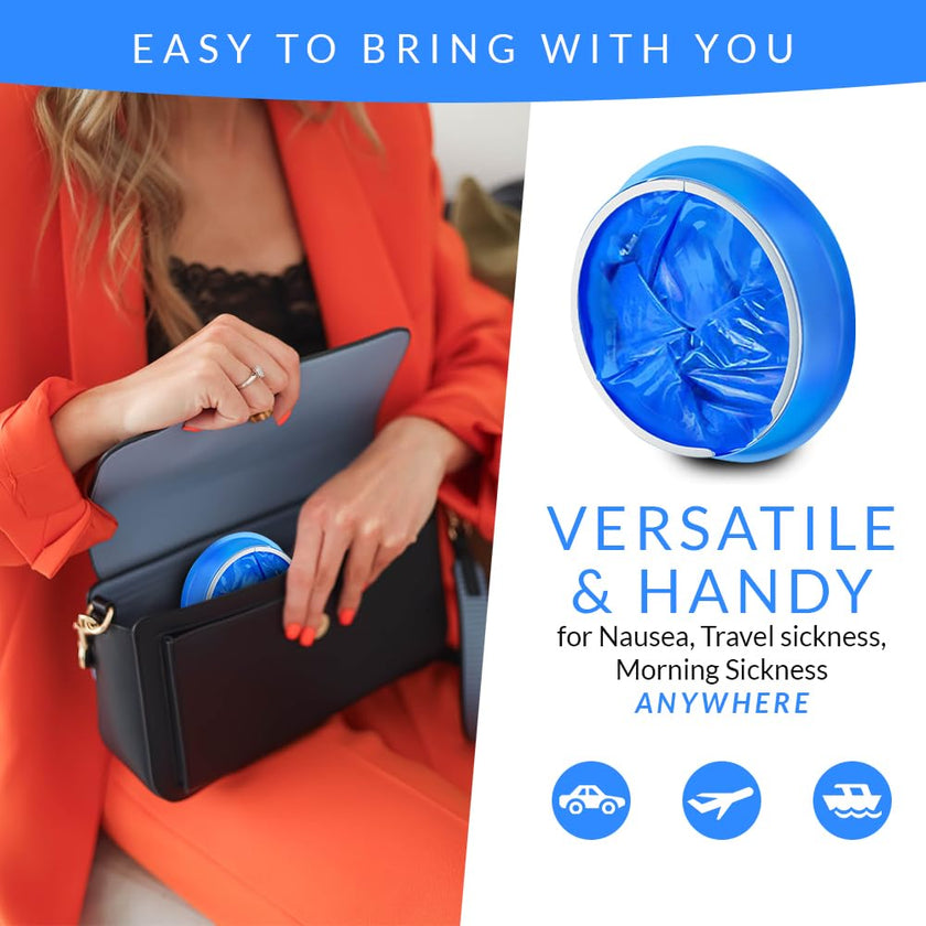 Vomit Bags Disposable 25 Pack (1000ml) – Medical Grade Emesis Bags for Travel, Motion Sickness, Morning Sickness & Nausea – Leak-Proof, Odor-Blocking, Portable Throw Up Bag 🍁 All In One Marketplace Canada