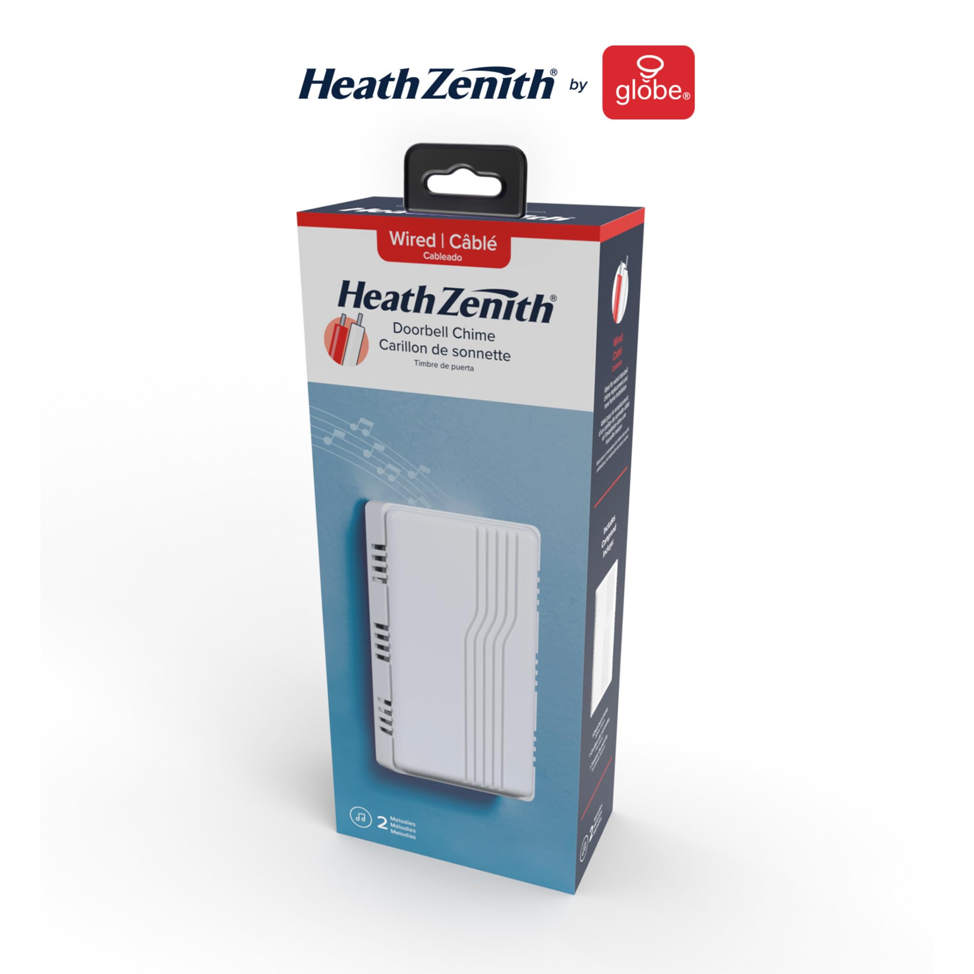 Heath Zenith White Plastic Wired Mechanical Doorbell Chime 🍁 All In One Marketplace Canada