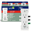 Leviton Decora Edge, 10-Pack, 15 Amp Tamper-Resistant Duplex Wall Receptacle, E5325-0MW, White 🍁 All In One Marketplace Canada