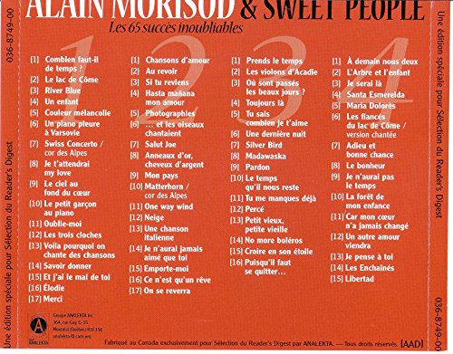 Alain Morisod & Sweet People / Les 65 Succès Inoubliables De ... - CD (Used)