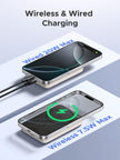 UGREEN 10000mAh PD 20W Magnetic Portable Charger, 7.5W Wireless Charging wiht Built-in USB C in/Out Battery Pack, Power Bank with 0.5M Cable Compatible with Magsafe, iPhone 16/15 Pro Max, White 🍁 All In One Marketplace Canada