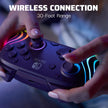 PDP Afterglow Wave Wireless RGB Gaming Controller - Nintendo Switch/Switch Lite/Switch - OLED Model, Nintendo Switch 2, LED Lighting, Rechargeable Battery - Purple 🍁 All In One Marketplace Canada