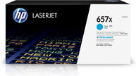 HP 657X Cyan LaserJet Toner Cartridge