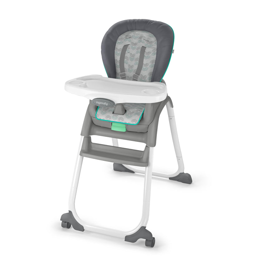 Ingenuity Full Course 6-in-1 High Chair - Baby to 5 Years Old, 6 Convertible Modes, 2 Dishwasher Safe Trays - Astro 🍁 All In One Marketplace Canada