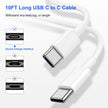 USB C Charger for iPhone 17 16 15,10FT USB C Cable and USB C Fast Charger Blcok for iPhone 17 16 Pro Max/17Air/17E/16E/16 Plus, iPhone 17 16 Fast Charging Cable iPad Pro 12.9/11 in,iPad -White 🍁 All In One Marketplace Canada
