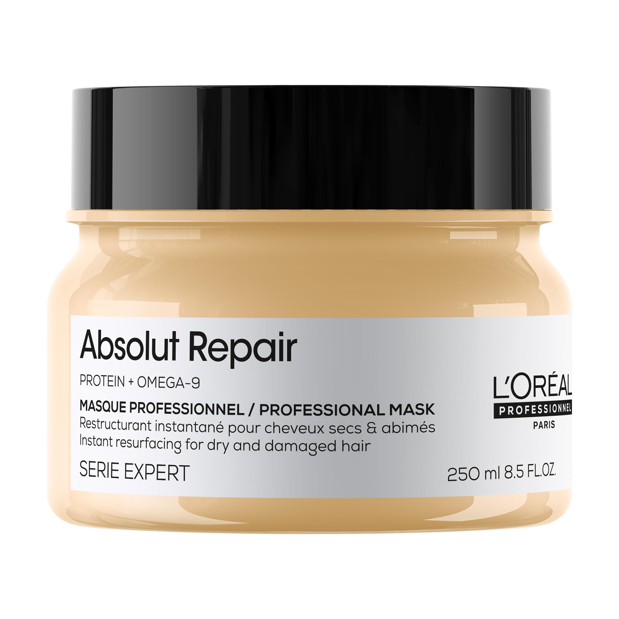 L'Oreal Professionnel Absolut Repair Resurfacing Mask, Premium Hair Care, Omega-9 Hydrating Treatment for Damaged Hair, 250 ML 🍁 All In One Marketplace Canada