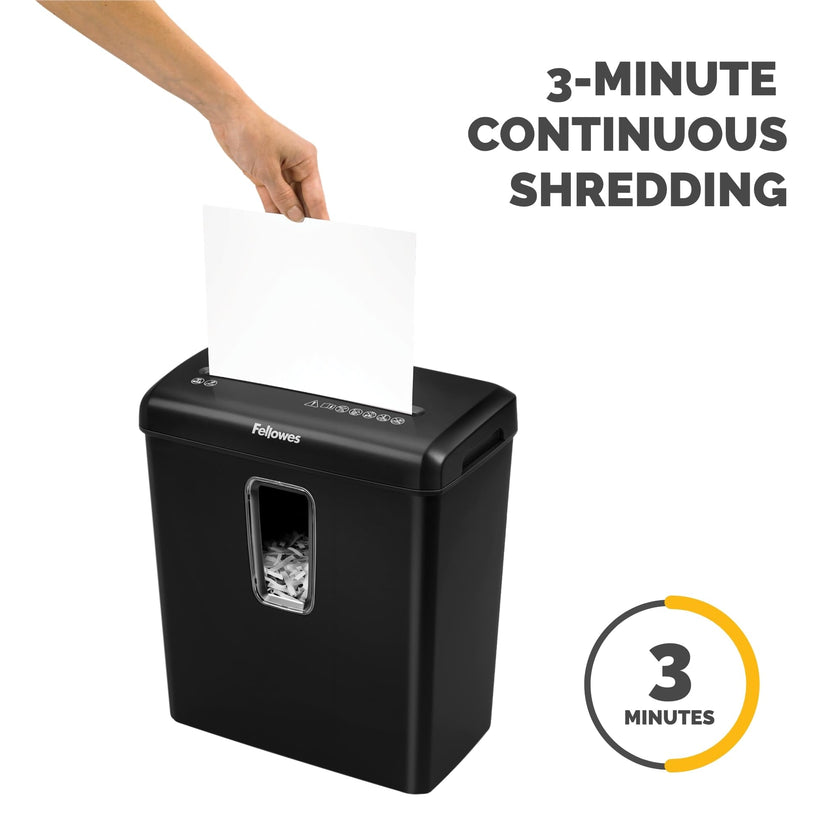 Fellowes Powershred P-30C 6-Sheet Cross-Cut(4-Gallon bin) Deskside Paper Shredder, Black 🍁 All In One Marketplace Canada
