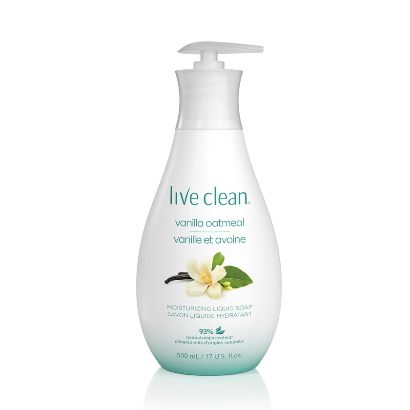Live Clean Liquid Hand Soap, Soothing Vanilla Oatmeal, 500 mL, 4 Count (Packaging may vary) 🍁 All In One Marketplace Canada