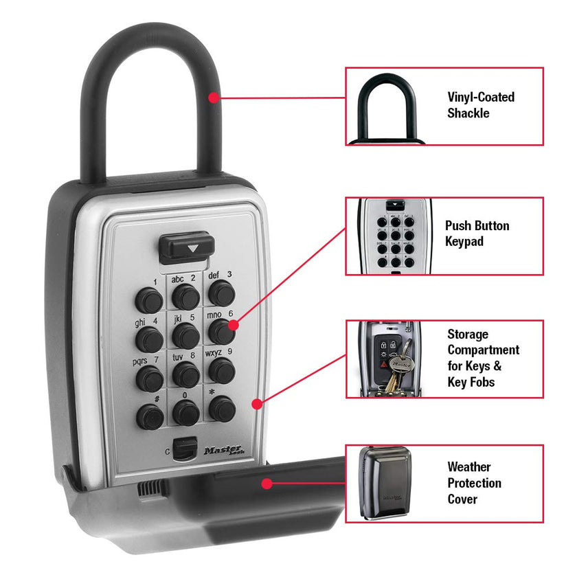 Master Lock 5422D Push Button Portable Key Safe 🍁 All In One Marketplace Canada