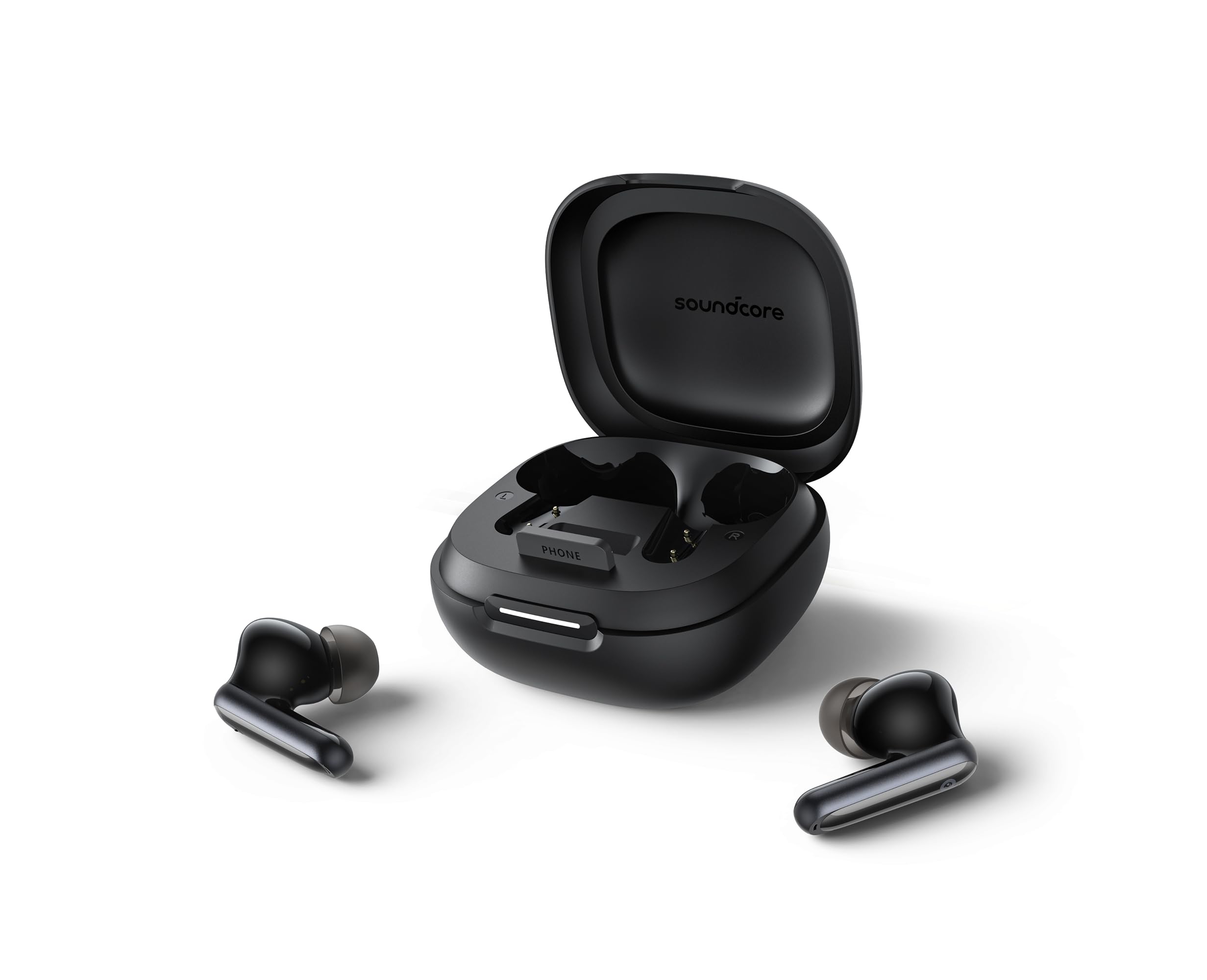 soundcore P40i by Anker, Noise Cancelling Wireless Earbuds, Adaptive Noise Cancelling to Environments, Heavy Bass, 60H Playtime, 2-in-1 Case and Phone Stand, IPX5, Wireless Charging, Bluetooth 5.3 🍁 All In One Marketplace Canada