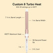 Conair Double Ceramic Long Barrel 1-Inch Curling Iron, 1.0