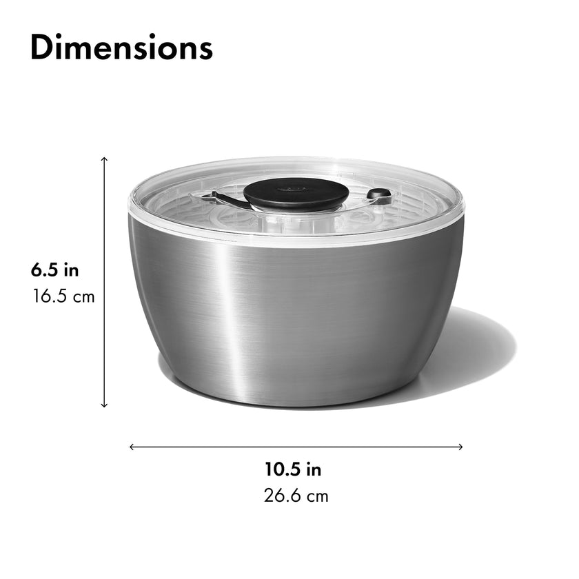 OXO Good Grips Good Grips Steel Salad Spinner 🍁 All In One Marketplace Canada