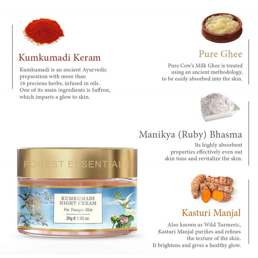 Forest Essentials Kumkumadi Ayurvedic Night Cream