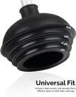 NEIKO 60166A Toilet Plunger with Patented All-Angle Design, Heavy-Duty Toilet Bowl Plunger with Aluminum Handle, Bathroom Necessity, Black, 1-Pack 🍁 All In One Marketplace Canada