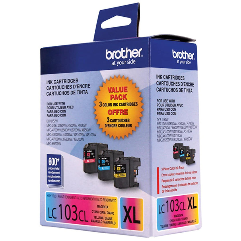 Brother LC1033PKS High Yield Ink Cartridge - Colour 3pks (CyanMagentaYellow) 🍁 All In One Marketplace Canada