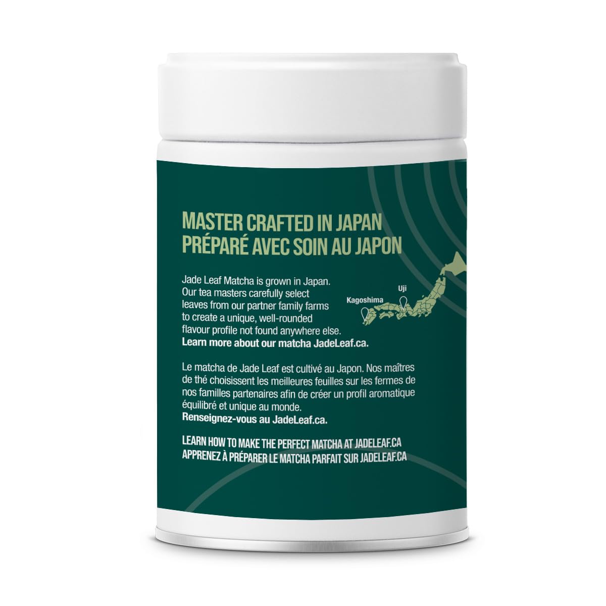 Jade Leaf Matcha Organic Ceremonial Grade Matcha Green Tea Powder - 100% Pure Japanese First Harvest Green Tea for Ceremonies, Usucha, Lattes 100g Tin (Pack of 1) 🍁 All In One Marketplace Canada