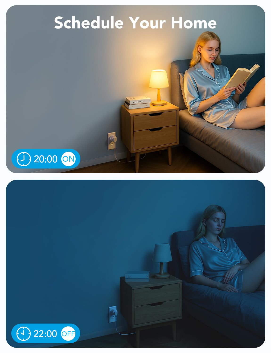 Govee Smart Plug, WiFi Plugs Work with Alexa & Google Assistant, Smart Outlet with Timer & Group Controller, WiFi Outlet for Home, No Hub Required, ETL & FCC Certified, WiFi Bluetooth Connect, 4 Pack 🍁 All In One Marketplace Canada