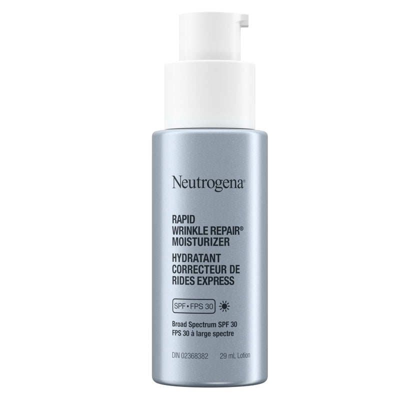 Neutrogena Rapid Wrinkle Repair Moisturizer - Retinol, SPF 30, Glucose, Fine Line Facial Care, Skin Tone, Skin Texture - 29mL 🍁 All In One Marketplace Canada