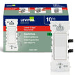 Leviton 10-Pack Lever Edge 15 Amp Single Pole Decora Switch, E5601-0MW, White 🍁 All In One Marketplace Canada