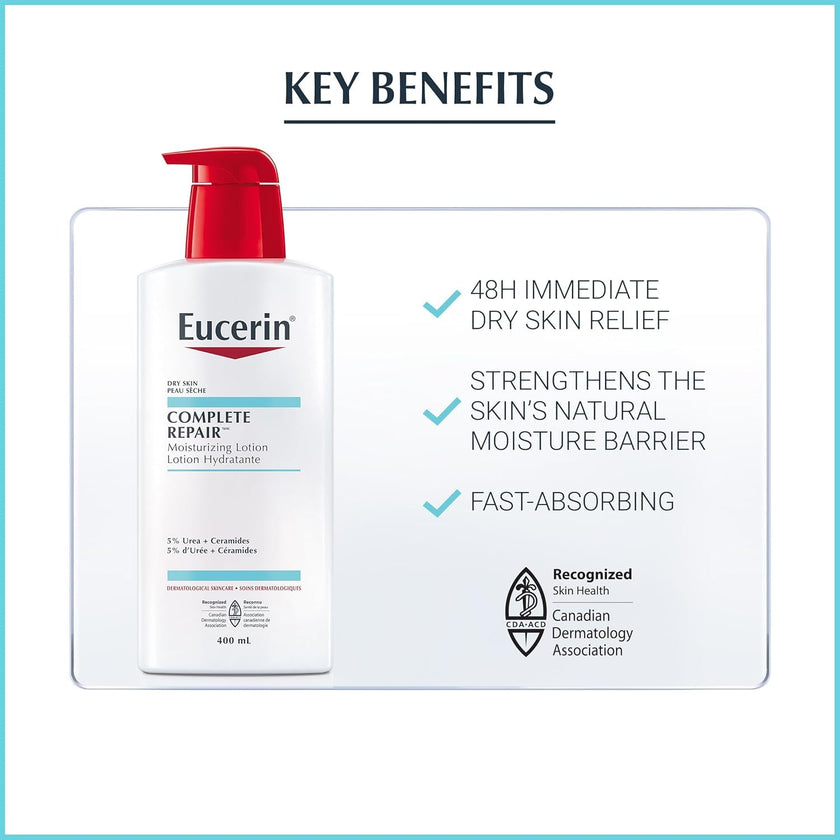 EUCERIN Complete Repair Moisturizing Lotion 400ml 🍁 All In One Marketplace Canada