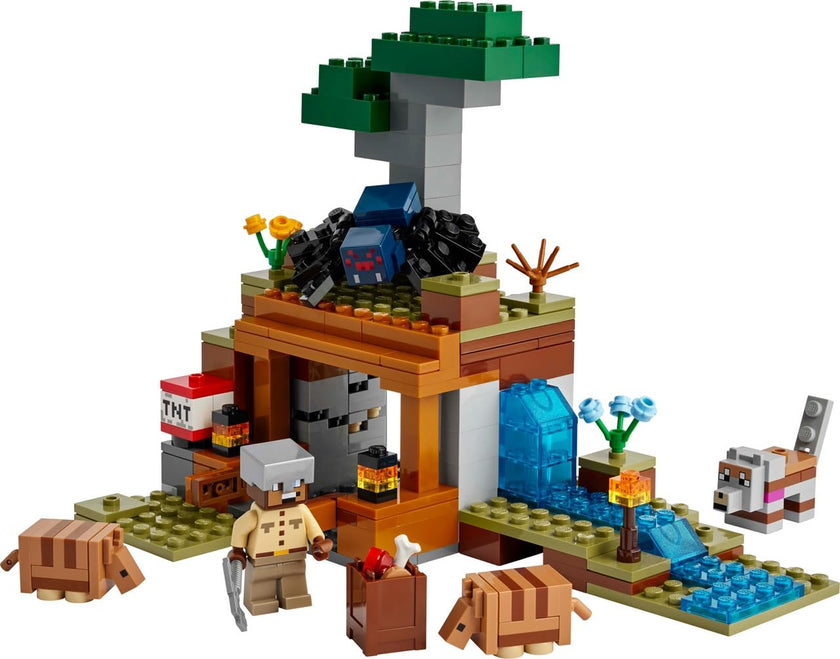 LEGO Minecraft The Armadillo Mine Expedition Toy Figures and Playset - Building Minecraft Toy for Kids, Boys and Girls, Ages 8+ - with Gaming Figures for Pretend Play - Gift Idea for Birthdays - 21269 🍁 All In One Marketplace Canada