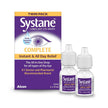 Systane Complete Lubricant Eye Drops for dry eyes, All-In-One Drops, Multi-Symptom Relief, Dry Eye Relief from Extended Screen Time - 2 x 10mL 🍁 All In One Marketplace Canada