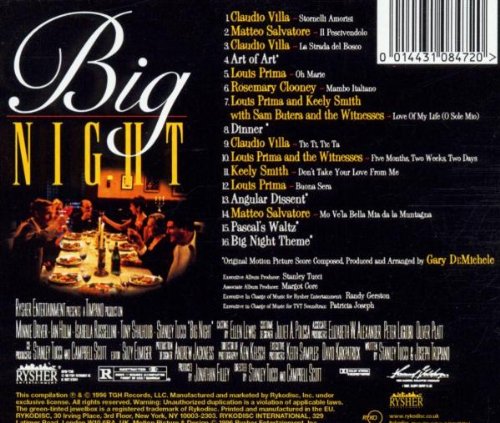 Soundtrack / Big Night - CD (Used)