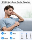 USB C to 3.5mm Audio Aux Adapter, AIDOUBARA 2 Pack Headphone Jack Dongle for iPhone 16 Pro Max/16, 15 Pro Max/15 Pro/15 Plus, Compatible with Samsung Galaxy S24/ S23/ S22/ S21 Ultra, Pixel, MacBook 🍁 All In One Marketplace Canada
