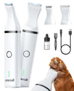oneisall Dog Clippers with Double Blades,Cordless Small Pet Hair Grooming Trimmer,Low Noise for Trimming Dog's Hair Around Paws, Eyes, Ears, Face, Rump (White) 🍁 All In One Marketplace Canada