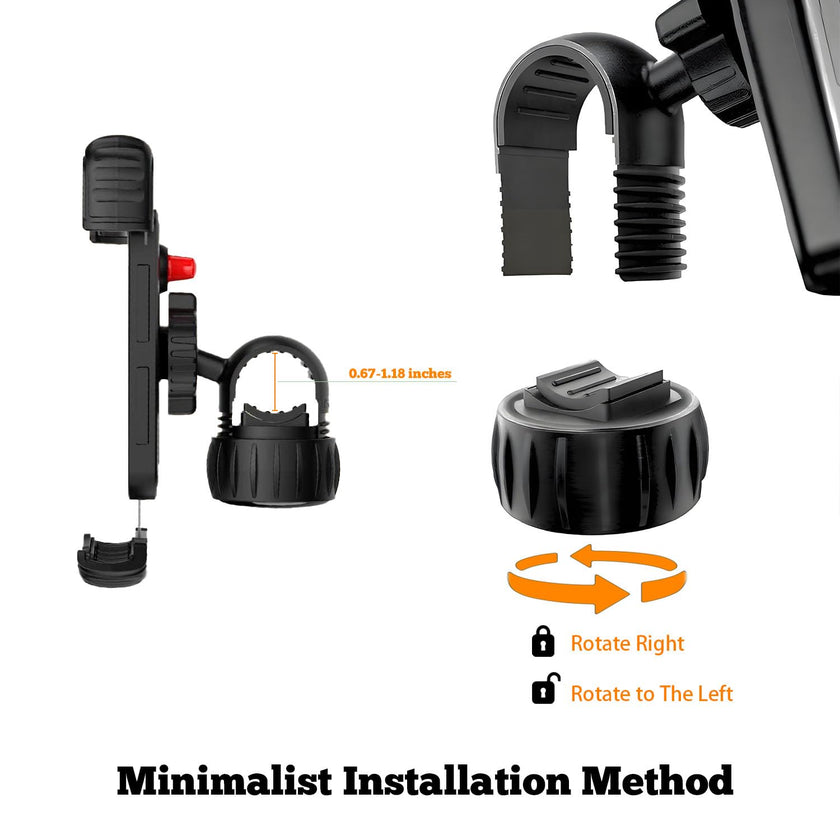 Motorcycle/Bicycle Phone Mount for 4.7-6.8