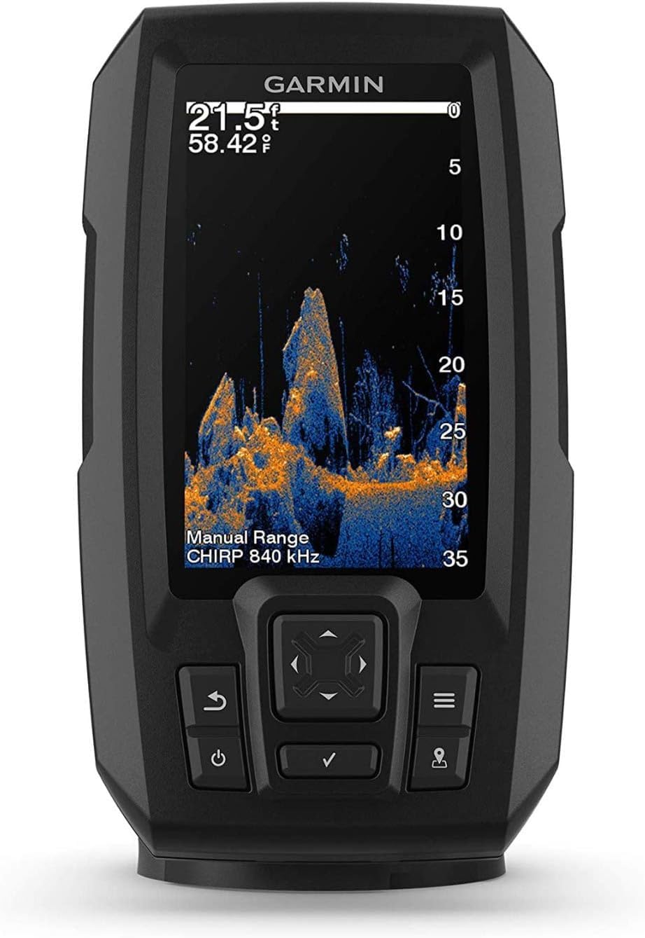 Garmin Striker Vivid 4cv, Easy-to-Use 4-inch Color Fishfinder and Sonar Transducer, Vivid Scanning Sonar Color Palettes (010-02550-00) 🍁 All In One Marketplace Canada