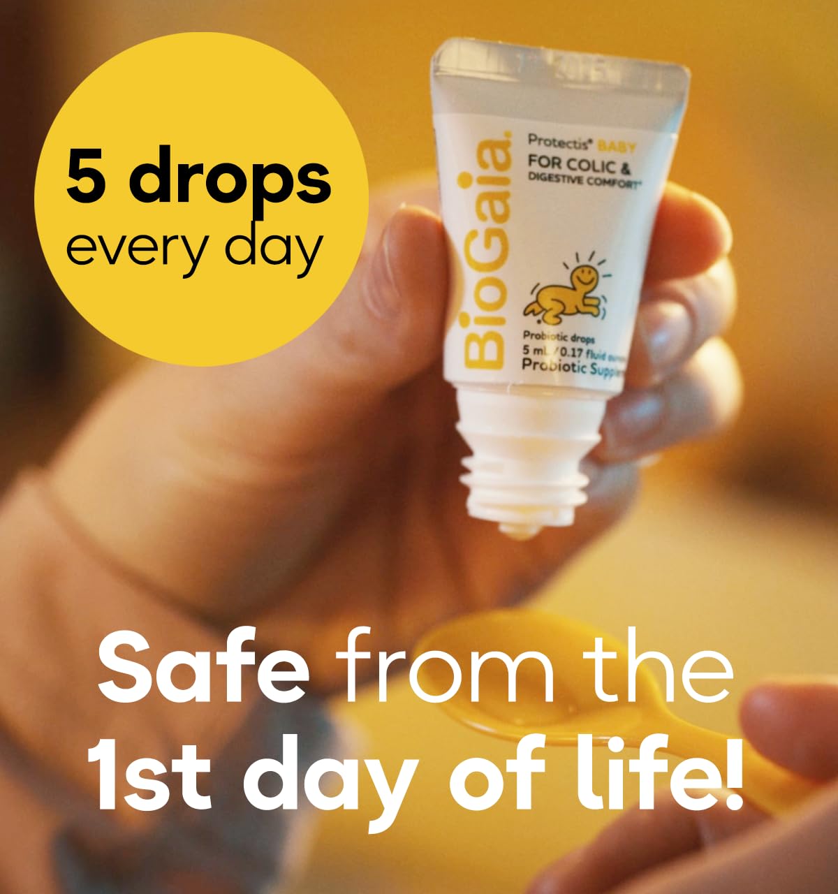 BioGaia Probiotic Drops with 400IU of Vit.D | 10mL BioGaia Immune & Gut Health | 50 Day Supply | Promotes The Development of Healthy Immune & Digestive Systems in Infants, Babies & Toddlers 🍁 All In One Marketplace Canada