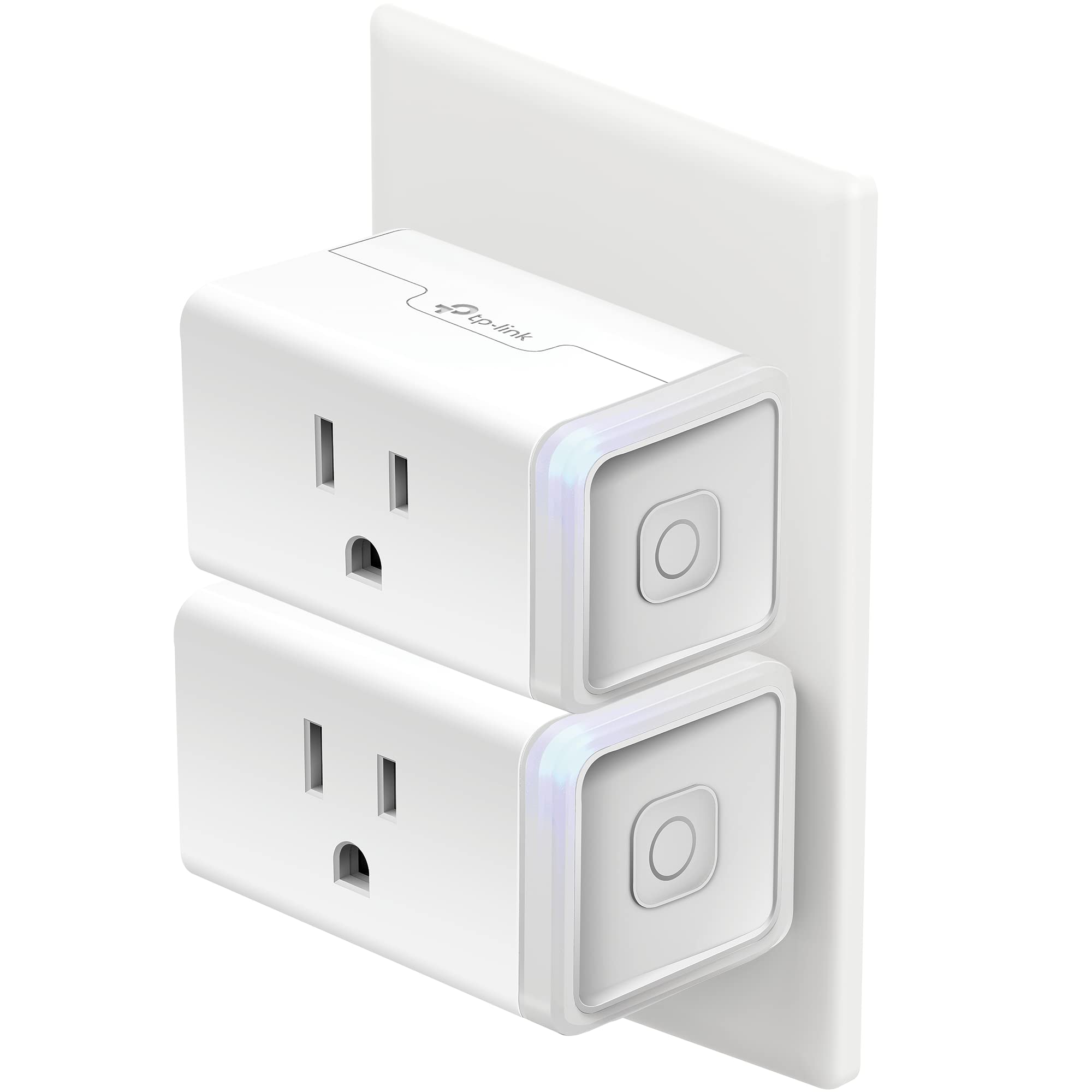 Kasa Smart Plug Mini by TP-Link (HS103P2) - Smart Home WiFi Outlet Works with Alexa, Echo and Google Home, No Hub Required, Remote Control, 2.4GHz WiFi Required, 15 Amp, UL Certified, 2-Pack, White 🍁 All In One Marketplace Canada