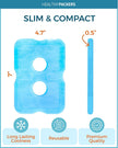 Healthy Packers Ice Packs for Lunch Boxes & Coolers - Freezer Packs - Original Cool Pack | Cooler Accessories for Beach, Camping & Fishing | Slim & Long-Lasting Reusable Ice Pack for Cooler 🍁 All In One Marketplace Canada