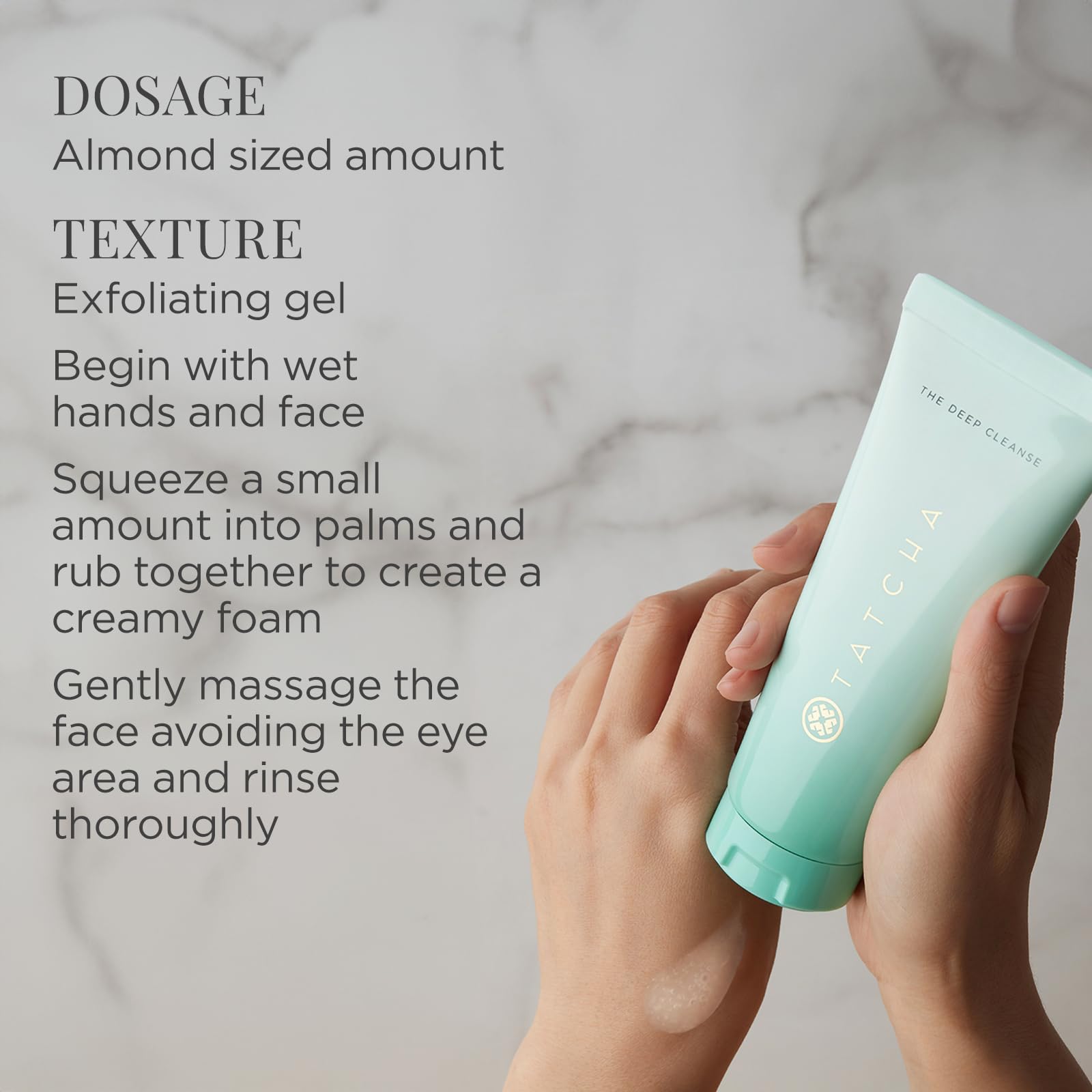 TATCHA The Deep Cleanse | Deep, Gentle Exfoliating Cleanser - Lifts Dirt & Unclogs Pores for Oily & Combo Skin | 150 ml, 5.0 fl. oz. 🍁 All In One Marketplace Canada